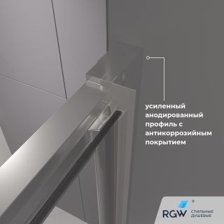 Душевая дверь RGW CL-111 410911108-11 80 см профиль хром стекло прозрачное