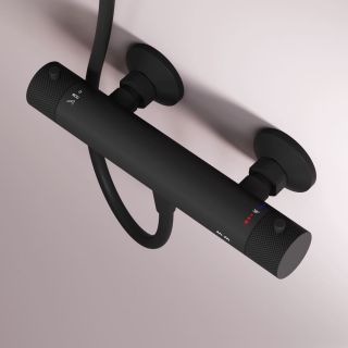Смеситель для душа Am.Pm Libre F6040022 с термостатом чёрный