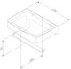 Держатель для туалетной бумаги с коробкой Am.Pm Inspire 2.0 чёрный матовый A50A341522