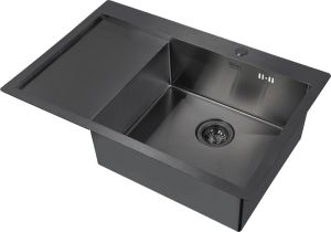 Мойка кухонная Zorg Inox PVD PVD 7851-R GRAFIT