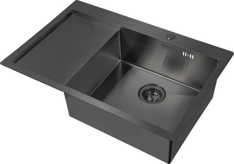 Мойка кухонная Zorg Inox PVD PVD 7851-R GRAFIT