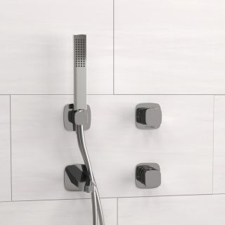 Встраиваемый комплект для ванны с лейкой и изливом WasserKRAFT Naab A8651.312.314.326.087.103 хром
