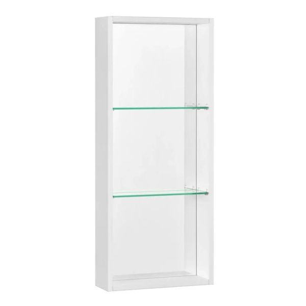 Боковой модуль зеркального шкафа Акватон Кантара дуб полярный 1A205802ANW70 Боковой модуль зеркального шкафа Акватон Кантара дуб полярный 1A205802ANW70