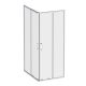Душевой уголок Am.Pm Above W9XG-403-12080-MT 120х80 см профиль хром стекло прозрачное