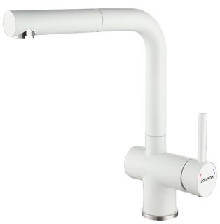 Смеситель для кухни Paulmark Dosse Do214418-431 белый матовый Смеситель для кухни Paulmark Dosse Do214418-431 белый матовый