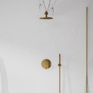 Душевая лейка Omnires Microphone золото MICROPHONE-RGL