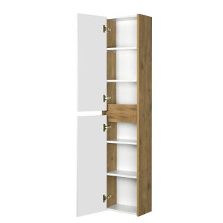 Шкаф Акватон Сканди белый/дуб рустикальный 1A255003SDZ90 Шкаф Акватон Сканди белый/дуб рустикальный 1A255003SDZ90