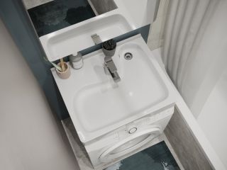 Раковина над стиральной машиной Santek Клио 1WH501770 60 см белый