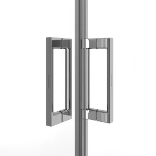 Душевой уголок Kerama Marazzi Линдо LN.100.SSD.CR 100x100 см профиль хром стекло прозрачное