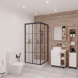 Душевой уголок Niagara Nova 100x100см чёрный NG-0100
