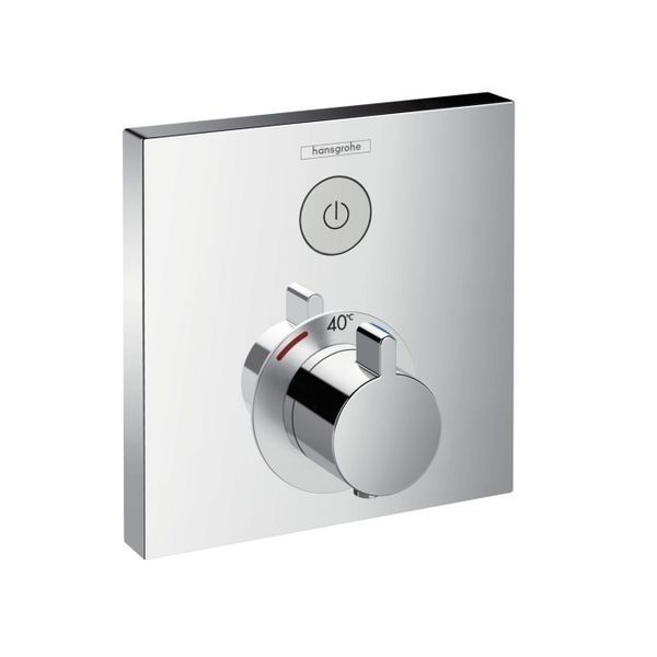 Смеситель для душа Hansgrohe Ecostat Square 15717400 хром Смеситель для душа Hansgrohe Ecostat Square 15717400 хром
