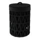 Корзина для белья WasserKRAFT Mosel WB-460-L чёрный матовый