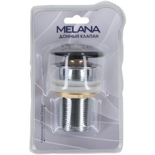 Донный клапан Melana MLN-330300MB без перелива чёрный матовый Донный клапан Melana MLN-330300MB без перелива чёрный матовый