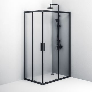 Душевой уголок Am.Pm Gem S 120x80см чёрный матовый W93G-404-120280-BT Душевой уголок Am.Pm Gem S 120x80см чёрный матовый W93G-404-120280-BT