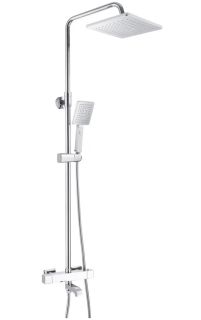 Душевая стойка Rose R3536 с термостатом хром Душевая стойка Rose R3536 с термостатом хром