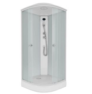 Душевая кабина Niagara Promo P90/13/MT 90x90 см профиль белый стекло матовое