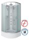Душевая кабина Niagara NG-3302-14BKTG с гидромассажем 100x100см серебро/матовое
