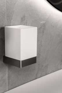 Стакан Boheme Qubic 10724-NB никель брашированный