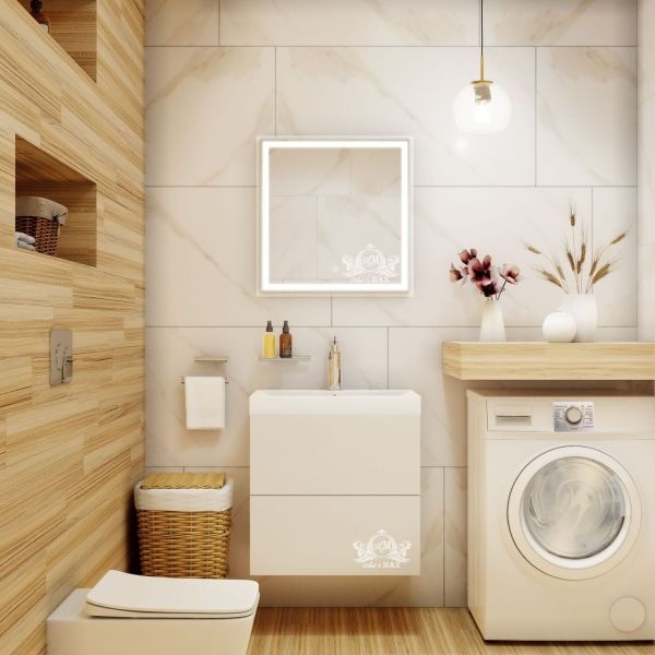 Зеркало с подсветкой Art&Max Monza 60см AM-Mon-600-600-DS-F Зеркало с подсветкой Art&Max Monza 60см AM-Mon-600-600-DS-F