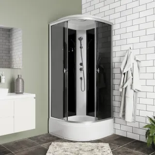 Душевая кабина Niagara Eco E100/26/TN 100x100 см профиль хром стекло тонированное