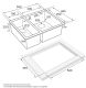 Мойка кухонная Paulmark Annex PM545944-GMR правая воронёная сталь Мойка кухонная Paulmark Annex PM545944-GMR правая воронёная сталь