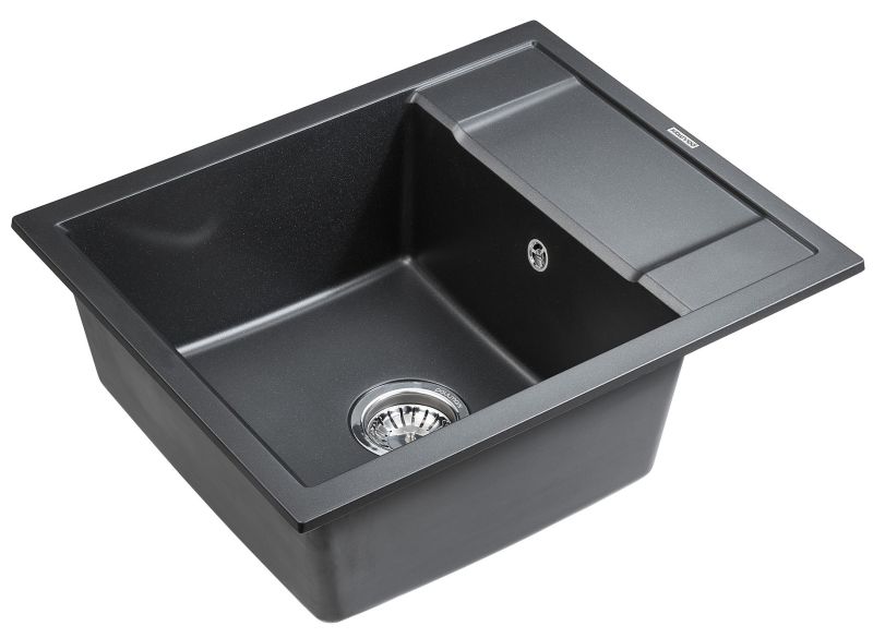 Мойка кухонная Paulmark Flugen PM216050-BLM чёрный металлик Мойка кухонная Paulmark Flugen PM216050-BLM чёрный металлик