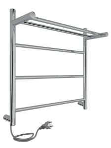 Полотенцесушитель электрический Indigo Line LСLE50-50PR с полкой 50x50 см хром
