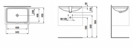 Раковина Laufen PRO 8.1196.5.000.109.1 64,5х45