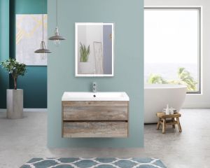 Подвесная тумба под раковину Art&Max Family 90см бетон экзотик Family-900-2C-SO-PE