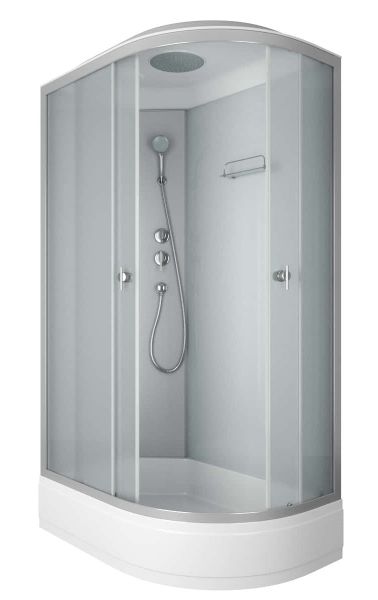 Душевая кабина Niagara NG-3324-14L 120x80см серебро/матовое