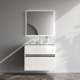 Тумба с раковиной Am.Pm Sense M7B-FUX0802WG-WCC0802WG 80 см белый