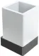 Стакан Boheme Qubic 10724-SGM графит