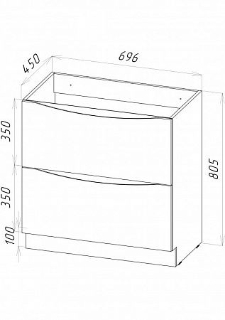 Тумба под раковину BelBagno напольная 70x85см Bianco Lucido MARINO-700-2C-PIA-BL-P Тумба под раковину BelBagno напольная 70x85см Bianco Lucido MARINO-700-2C-PIA-BL-P