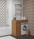 Полотенцесушитель электрический Indigo Brace Lux LCBLE70-40PRt с полкой 70x40 см хром