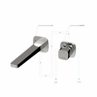 Смеситель для раковины WasserKRAFT Naab A8652.314 хром