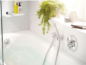 Встраиваемый смеситель для ванны и душа Kludi Pure&Easy хром 376500565