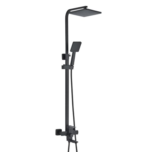 Душевая система Maretti Project Black PB21RYN56, черный