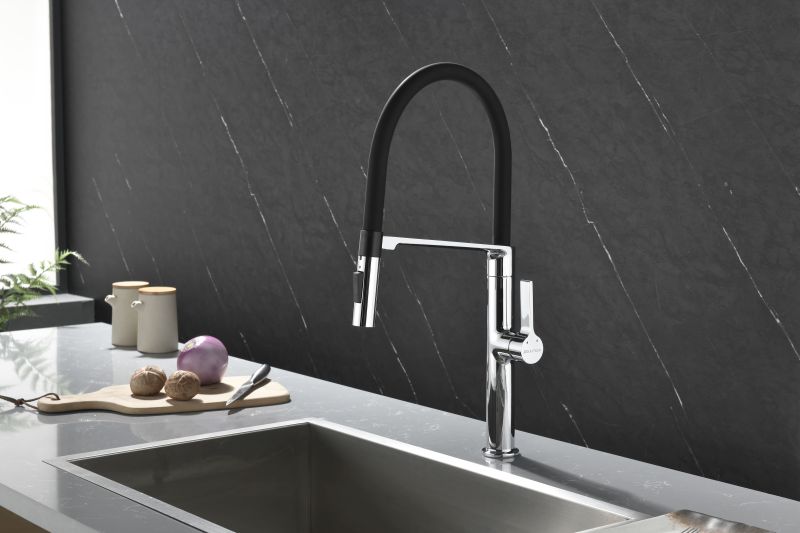 Смеситель для кухни Paulmark Barrel Ba214029-CR хром