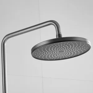 Душевая стойка Shevanik S8336T оружейная сталь