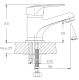 Смеситель для раковины Haiba HB1037 хром