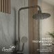 Душевая стойка Ceruttispa ОВИДИО RSGR (OVIDIO RSGR) CT12077 серый матовый