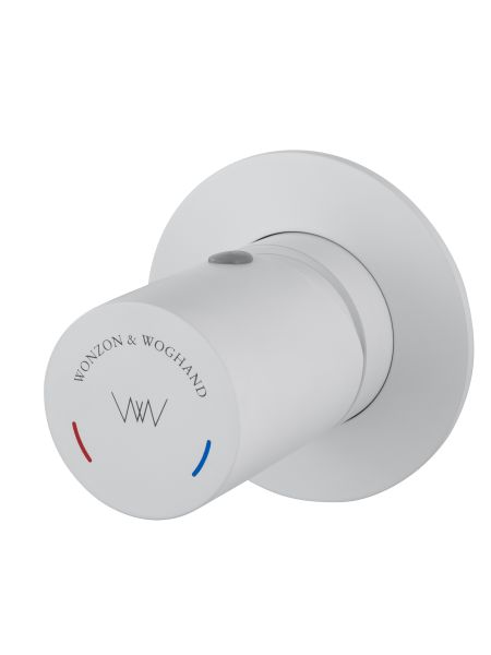 Встраиваемый смеситель для раковины Wonzon & Woghand WW-105-MW белый матовый