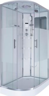 Душевая кабина Niagara Ultra 3030164R 120x80 NG-303-01R правая профиль хром стекло прозрачное с полосой