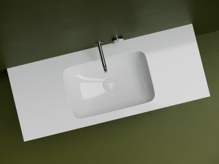Раковина встраиваемая снизу Ceramicanova Элемент (Element) CN7018 54 см белый