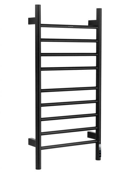 Полотенцесушитель электрический Wonzon & Woghand Bonn WW-AL409-MB 45x90 см чёрный матовый
