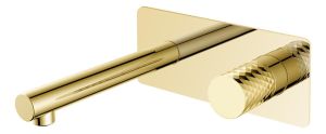 Встраиваемый смеситель для раковины Boheme Stick 125-GG золото