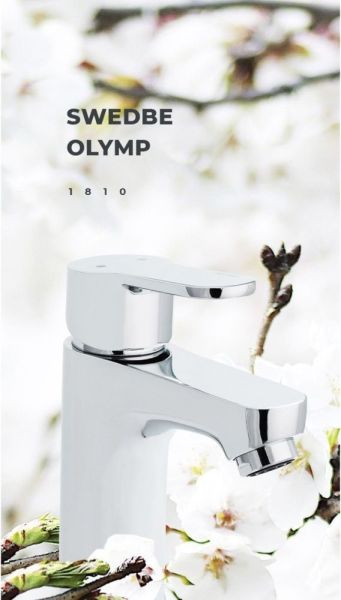 Смеситель для раковины Swedbe Olymp 1810 хром Смеситель для раковины Swedbe Olymp 1810 хром