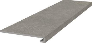 Ступень Kerama Marazzi KM6012G0171RGCF клееная фронтальная Касабланка HP серый матовый обрезной 33x119.5x0,9