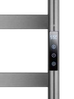 Полотенцесушитель электрический Wonzon & Woghand D?sseldorf WW-A204-GM 47x162 см тёмный графит