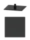 Верхний душ Wonzon & Woghand WW-88DP02-MB 30 см чёрный матовый